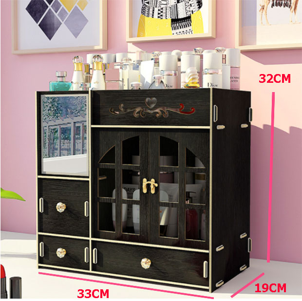 Kệ Để Đồ Mỹ Phẩm Cao Cấp Gỗ Trơn Chọn Màu