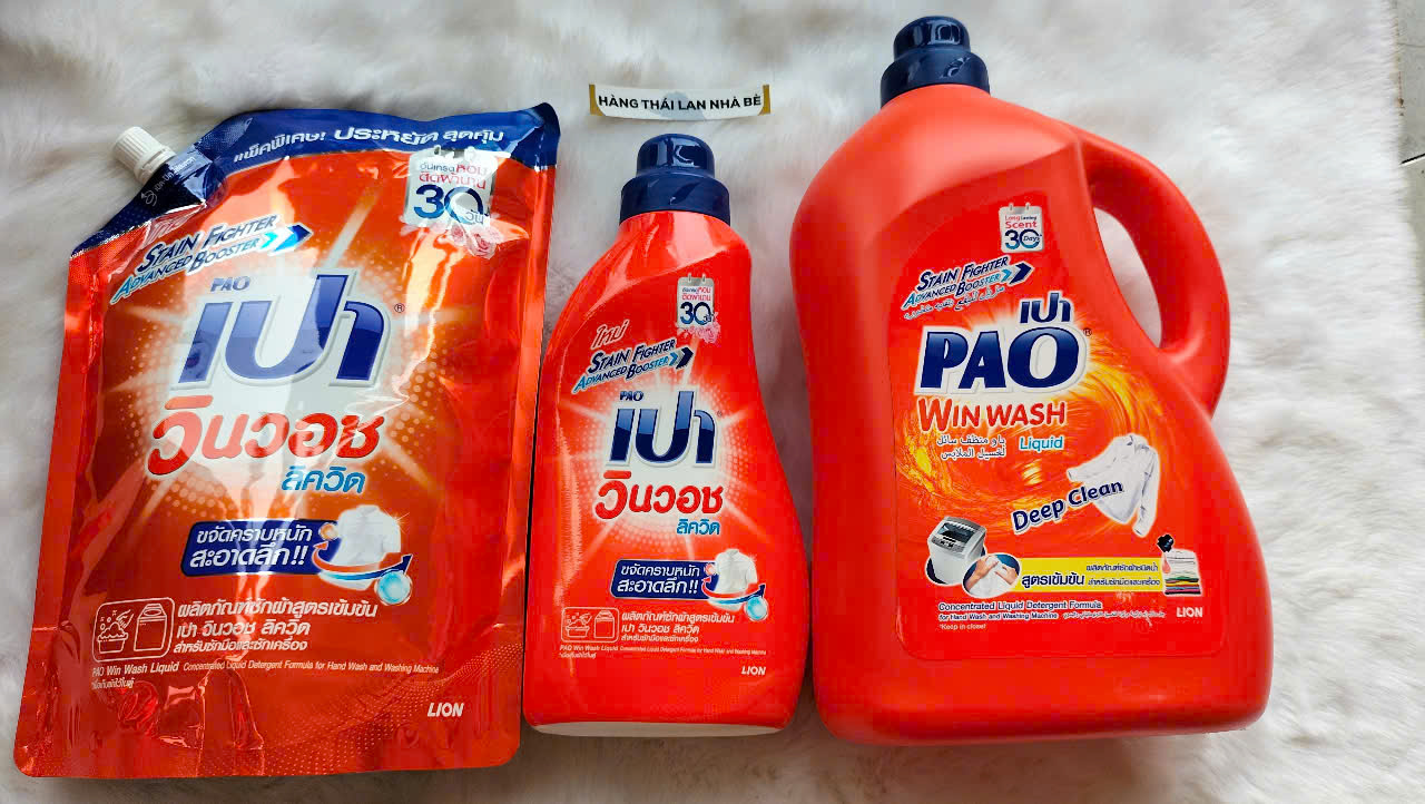 [HCM]Nước giặt Pao Thái Lan 850ml/1500ml/3000ml