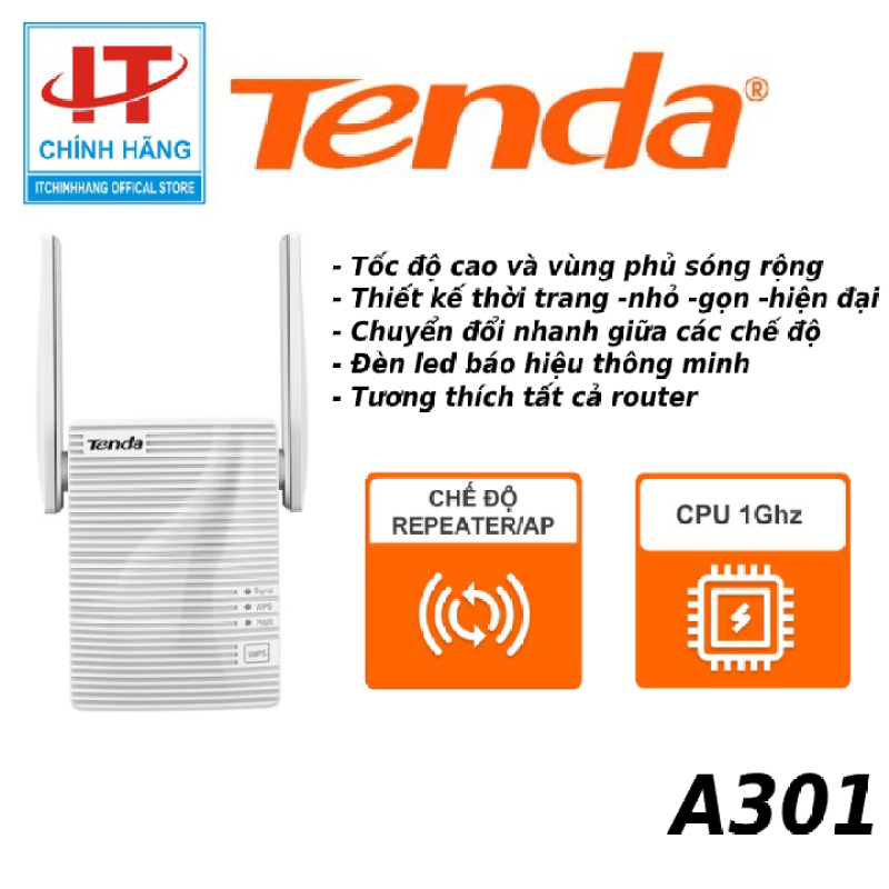 Bảng giá Bộ kích sóng WiFi Tenda A301 2 angten tốc độ N 300Mbps - Microsun Phong Vũ