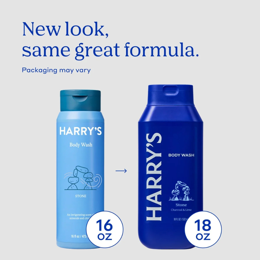 Harry's Stone Shower Gel (an Invigorating Scent of Minerals and Citrus) 473ml
