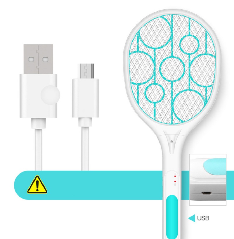 [HCM]Vợt đập ruồi muỗi sạc điện nhanh tiện lợi