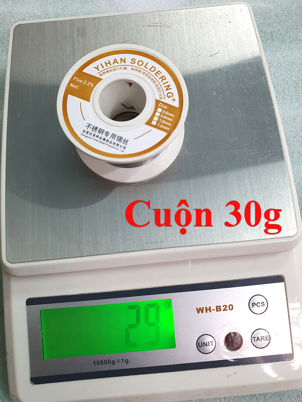 Cuộn Chì Hàn 30g 50g 100g - 67/37 60/40 0.8mm