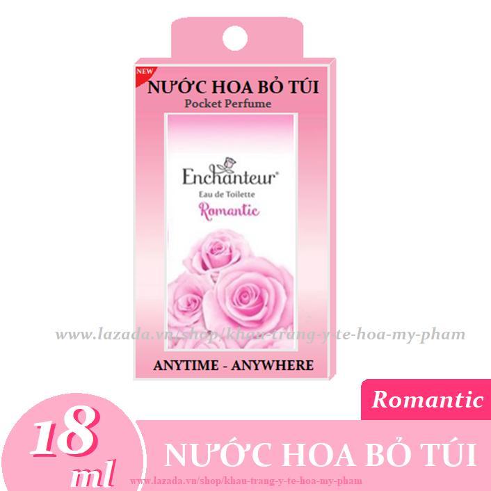 [HCM]Enchanteur - Nước hoa bỏ túi Romantic 18 ml ( Chai nhựa - 250 lần xịt )