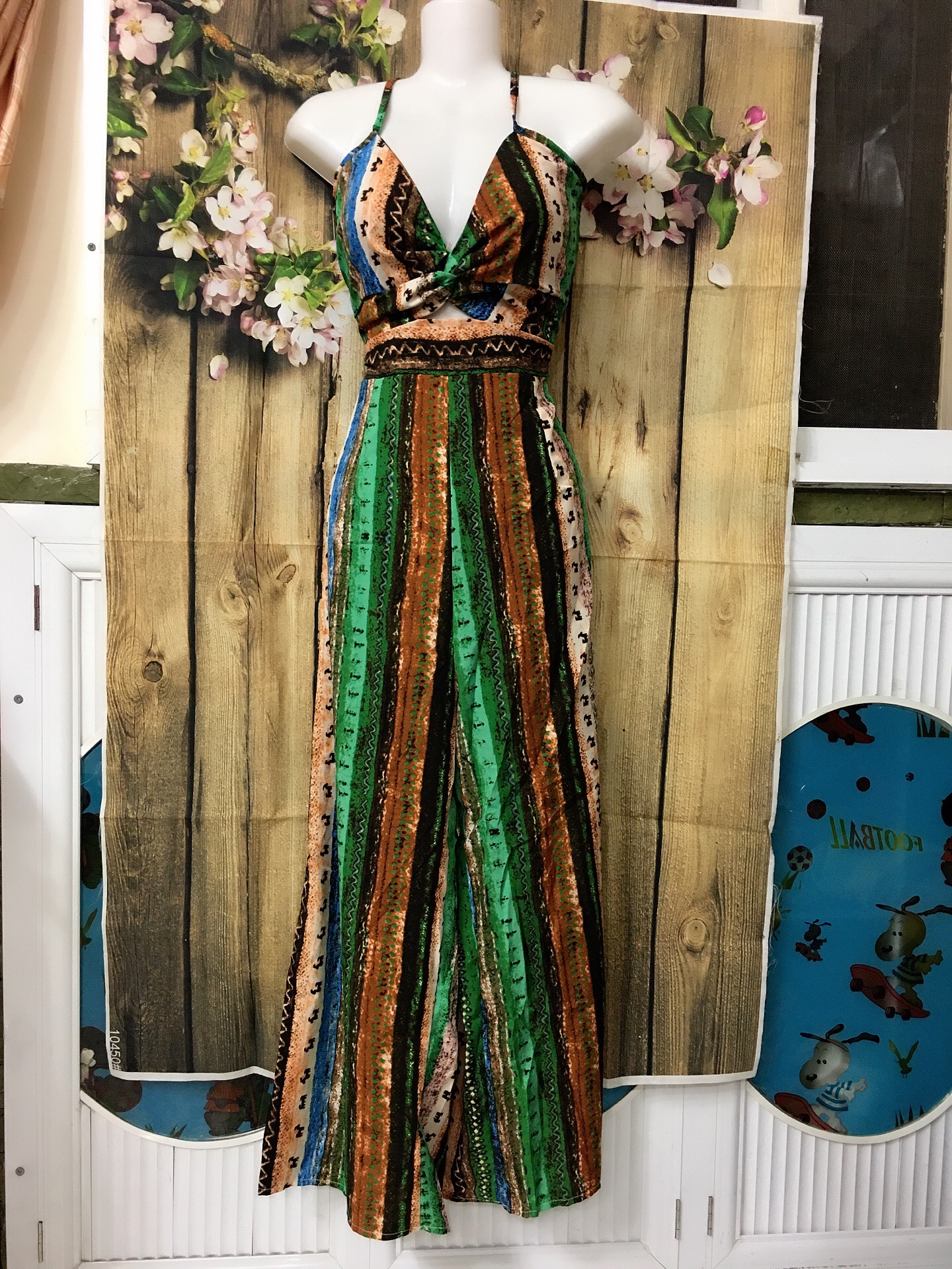 Jumpsuit size 40-52 kí ( lụa giản nhẹ ) vòng eo 68 cm trở xuống