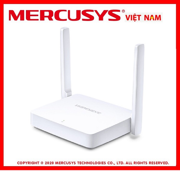 Bộ phát WiFi Mercusys 300Mbps 02 Ăng Ten MW301R