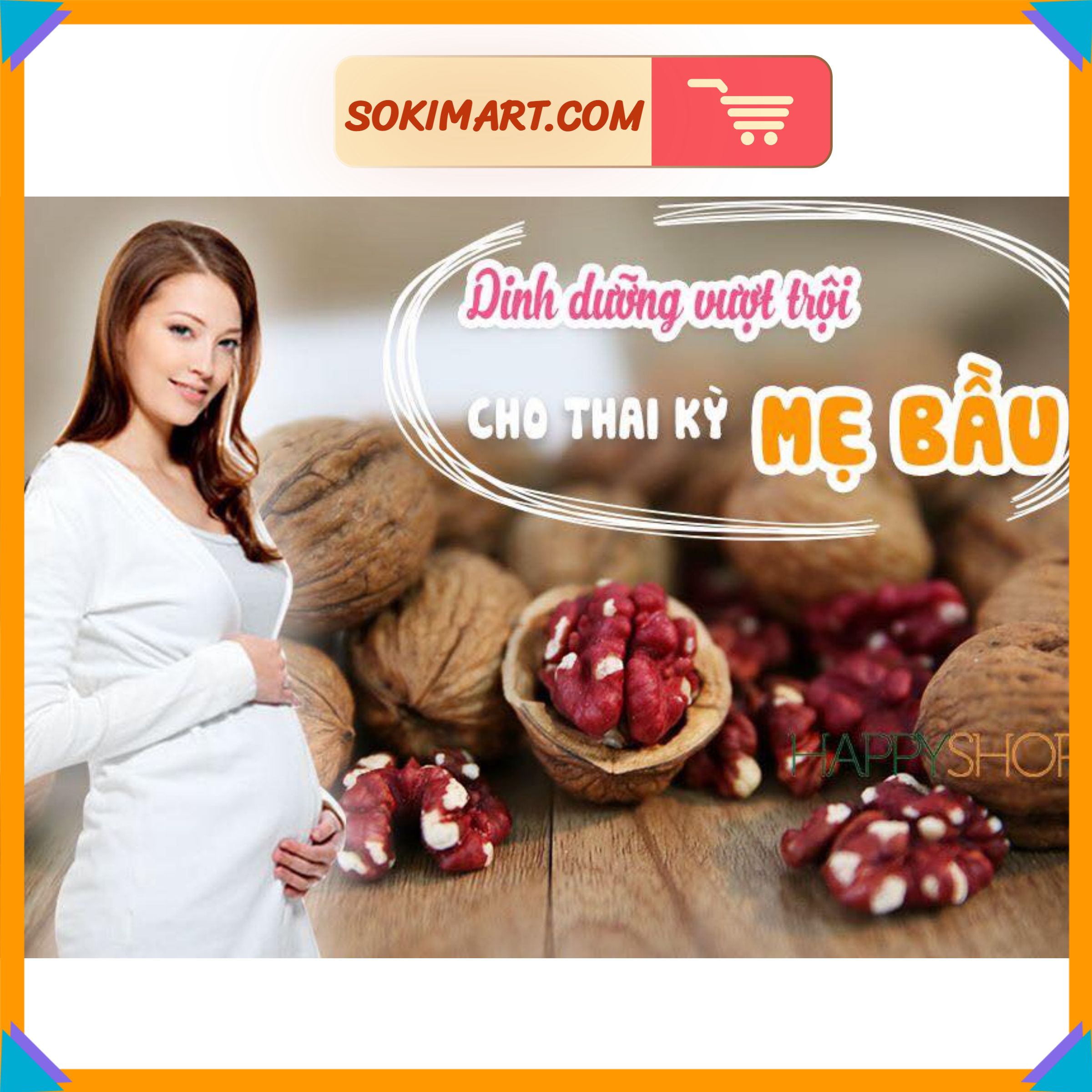 Nhân óc chó đỏ Mỹ - 500g