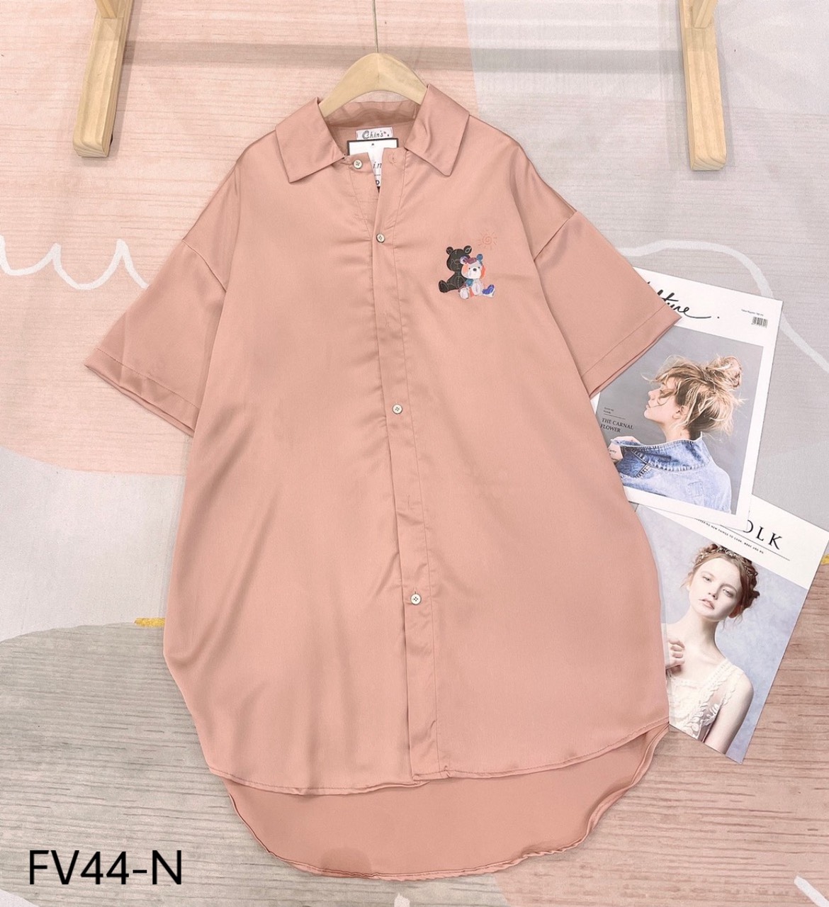 [HCM]Đầm váy ngủ sơmi lụa satin form suông freesize 40-65kg (nhiều mẫu)