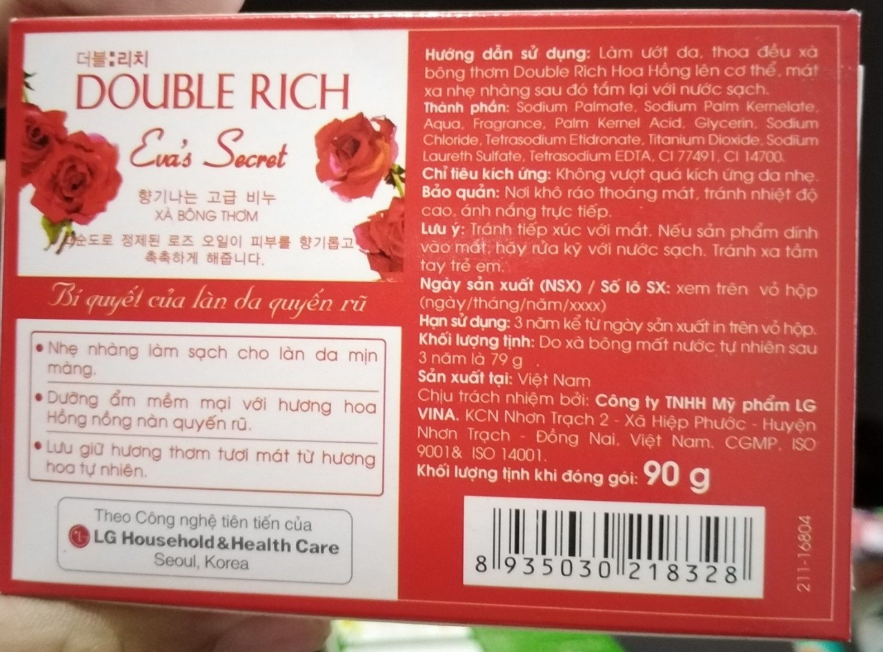 Xà bông Double Rich 90g
