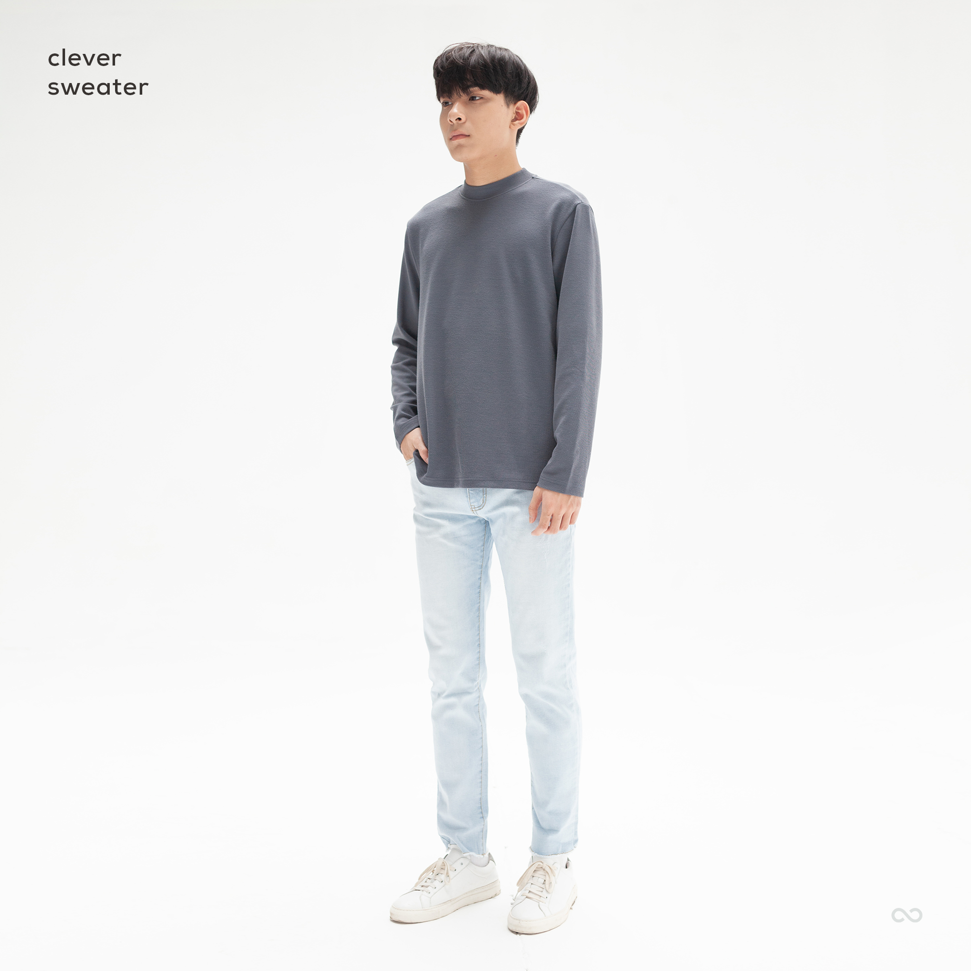 Áo nỉ dài tay LOOK Clever sweater