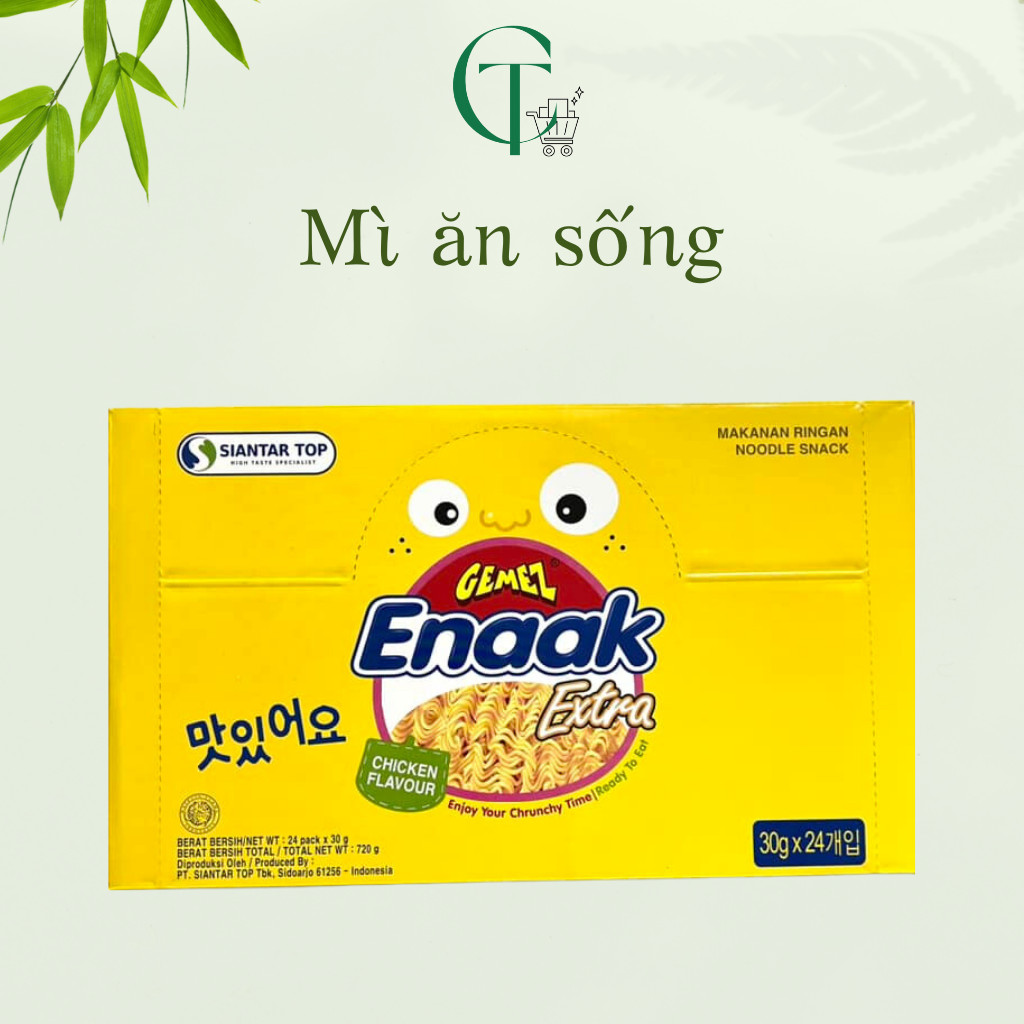 [HN] Mì ENAAK 30Gx24 gói - mì ăn sống (date mới nhất)