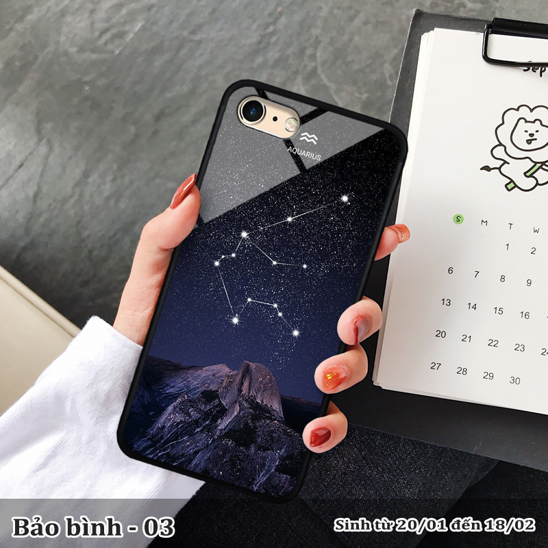 Ốp kính Oppo A71 in cung hoàng đạo
