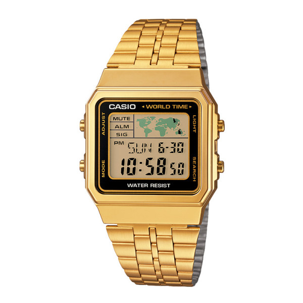 Đồng hồ nam dây kim loại CASIO A500WGA-1DF chính hãng
