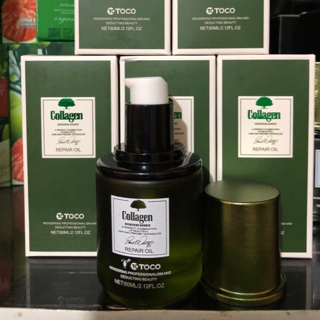 Tinh Dầu Dưỡng Tóc Toco collagen 60ML