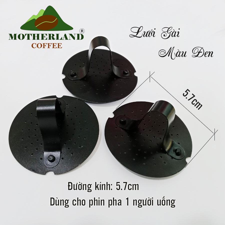3 lưới gài cà phê chặn phin cafe màu đen