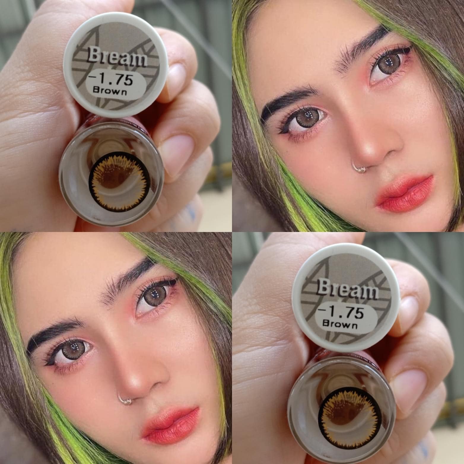 Kính áp tròng [ lens mắt ] Cận 3 độ [ Tú Mây Contact Lens Bình Dương ]