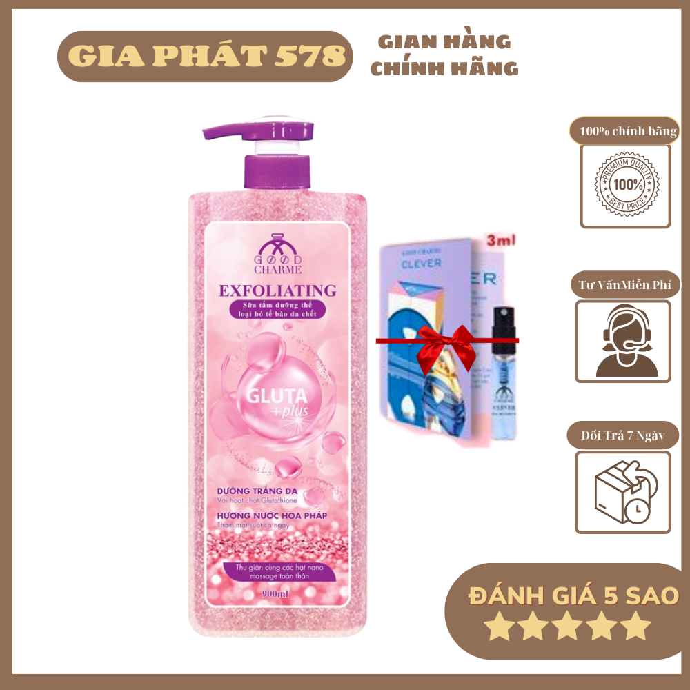 Sữa Tắm Tẩy Tế Bào Da Chết Charme Exfoliating