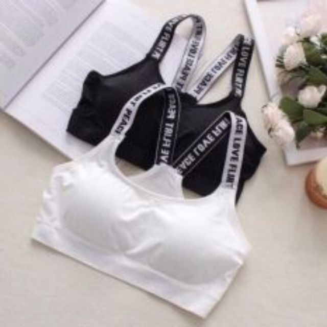 Combo 2 chiếc  bra thể thao dây chữ