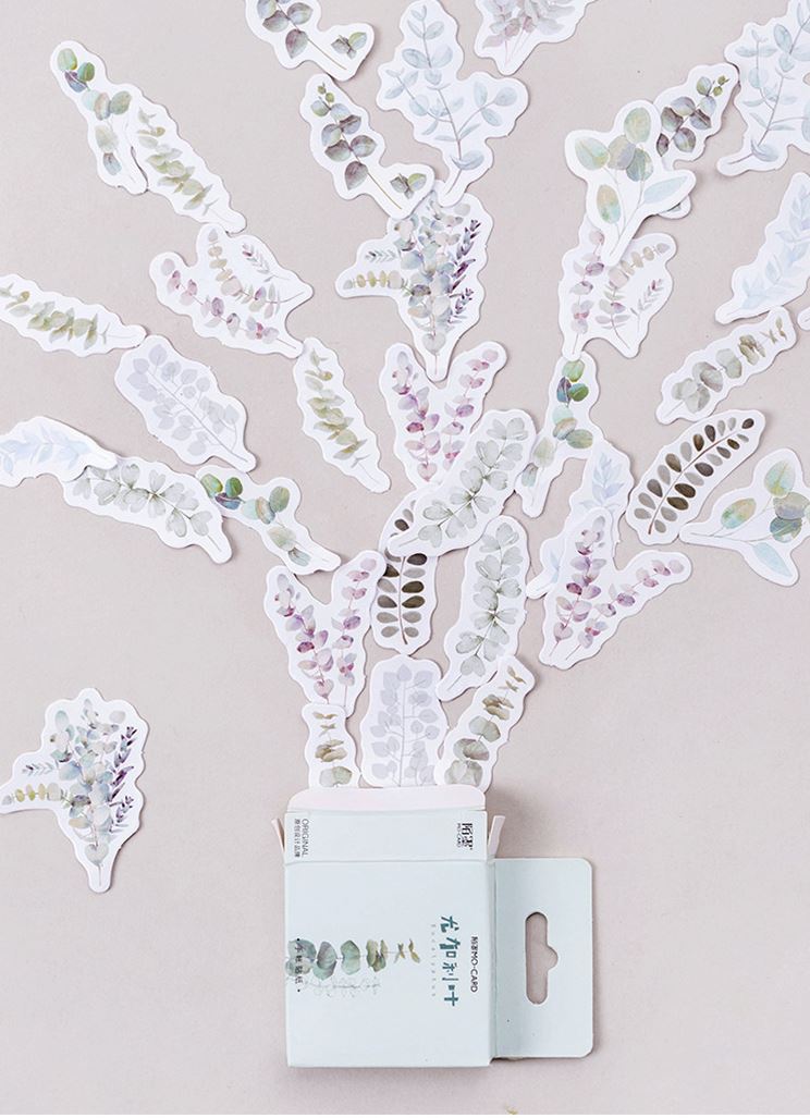 Bộ 46 Sticker Hoa Tuyết E118