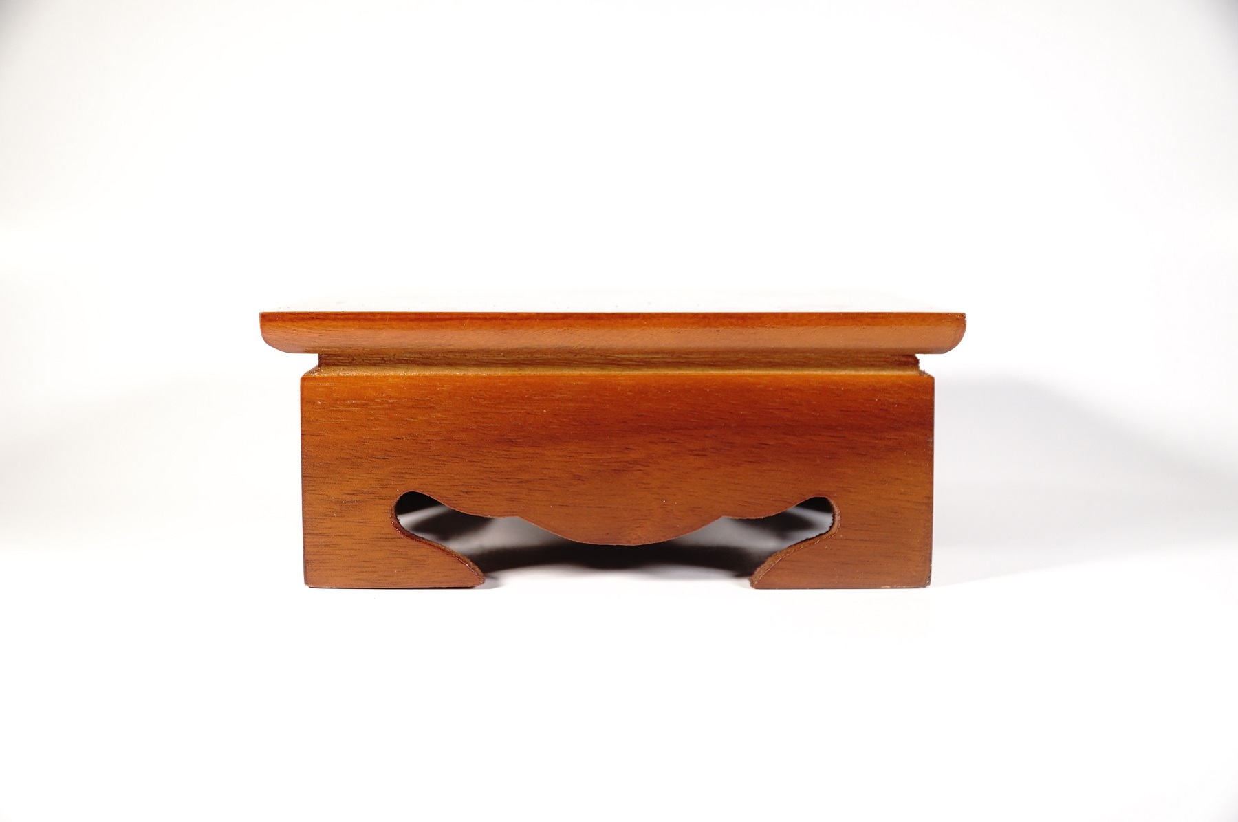 Đôn gỗ vuông kê tượng chậu cây giản đơn họa tiết trơn cao cấp - Cao 7cm nhiều cỡ