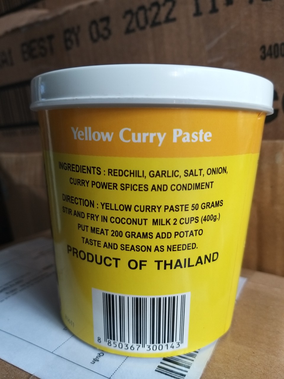 Gia Vị Cà Ri Thái Mae Ploy Yellow Curry Paste 400g