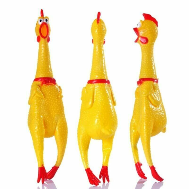 🐥 🐥 🐥 đồ chơi con gà kêu ó ó ò o cho chó mèo 3 size 🐥 🐥 🐥