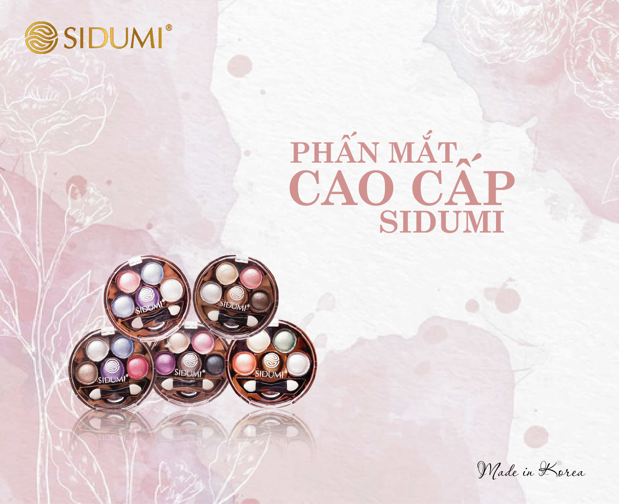 Phấn Mắt Cao Cấp Sidumi - Sidumi 5 Color Eye Shadow