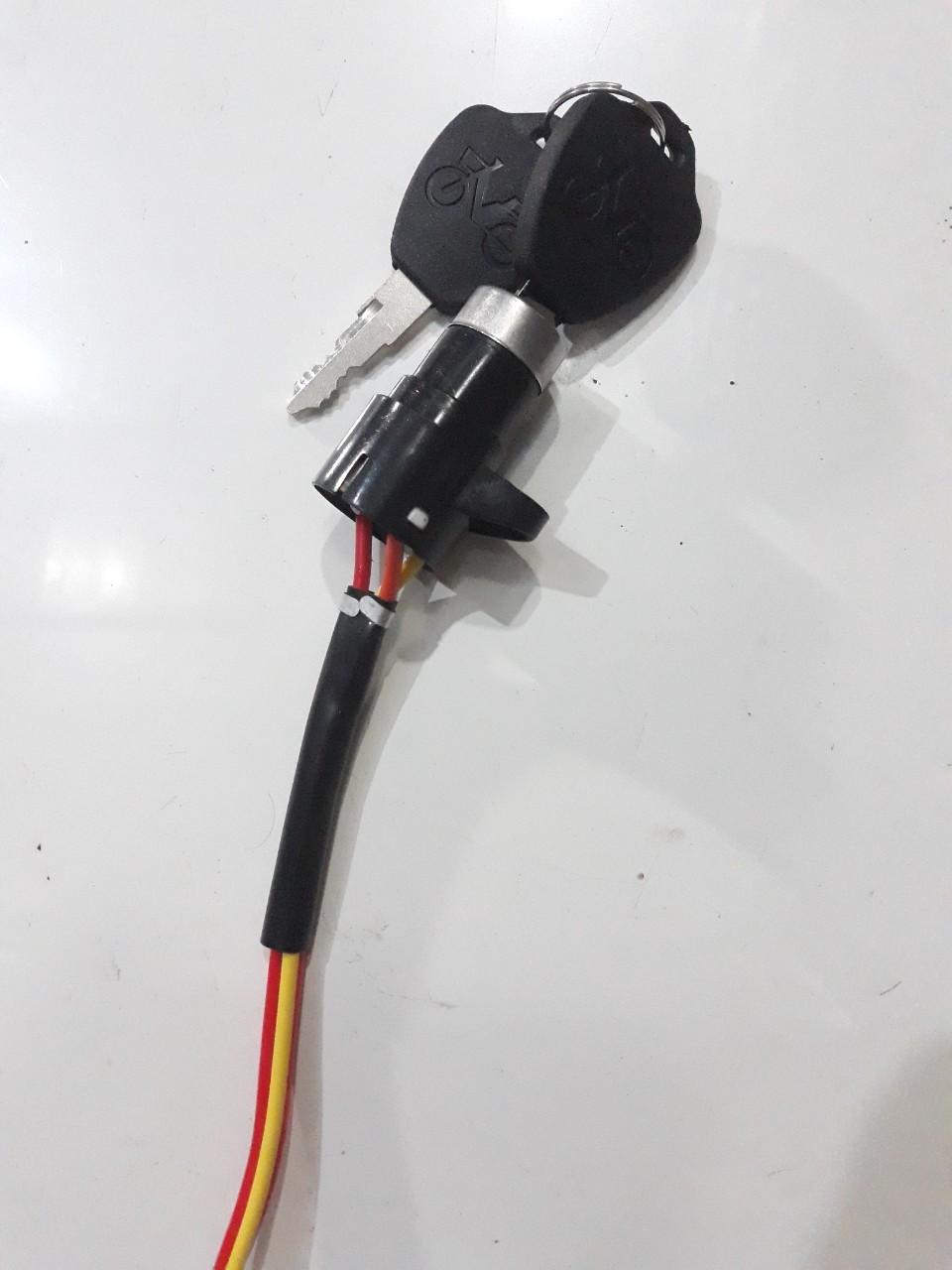 Ổ Khoá Xe Đạp Điện 2in1 Chất Lượng Cao