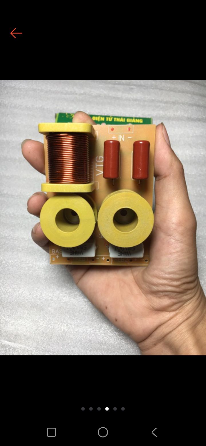 Mạch phân tần 3 loa 1 bass 2 treble.
