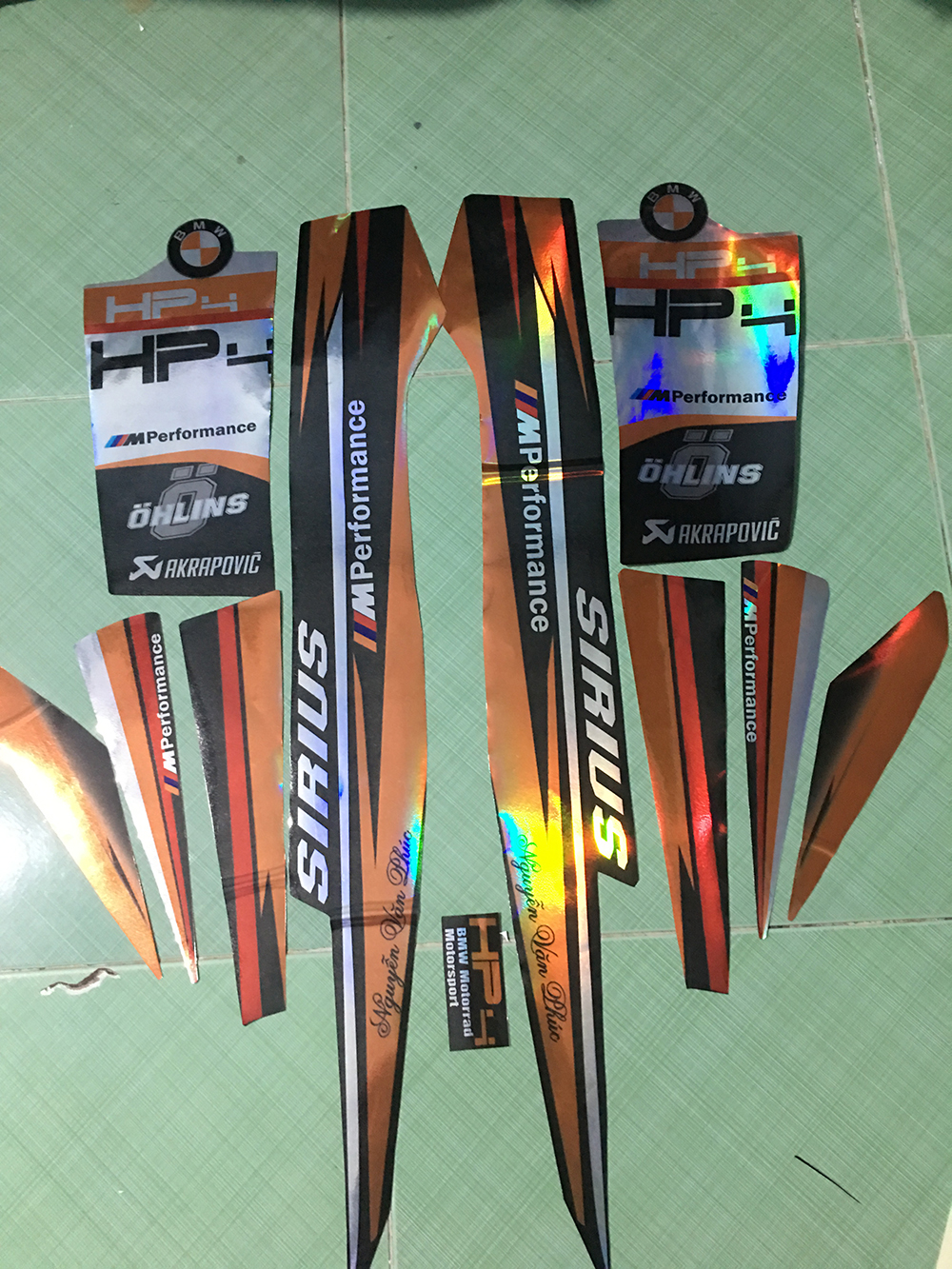 Tem sirius 110 cam đen HP4 crom