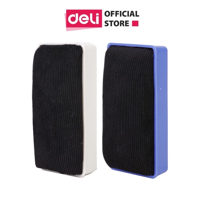 Lau bảng deli - 1 chiếc - e7837/ lau bảng deli màu ghi- xanh