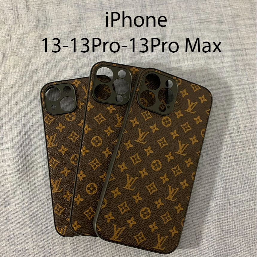 Ốp lưng giả da LV cho IPhone 13-13 Pro-13 Pro Max