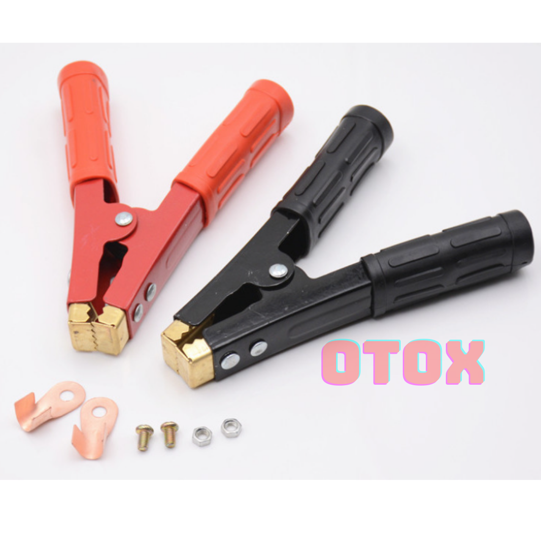 Đầu kẹp acquy, kẹp cá sấu kẹp bình ắc quy 300A (bộ 2 cái) OTOX