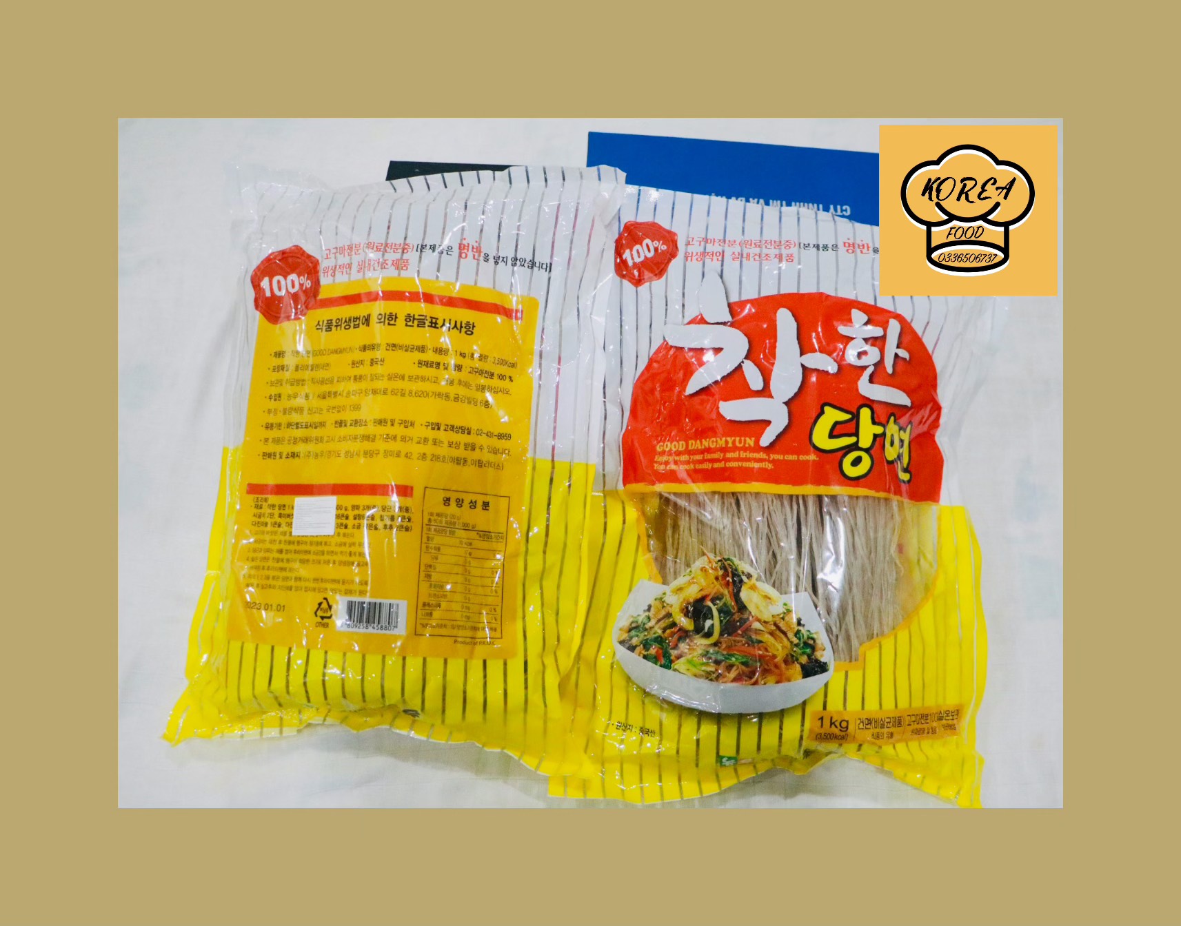 Miến khoai lang Hàn Quốc GOGI - 1KG