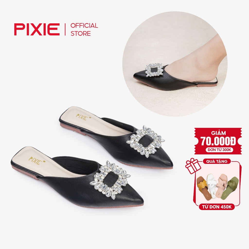 Dép Sục 2cm Phối Khóa Pixie E162