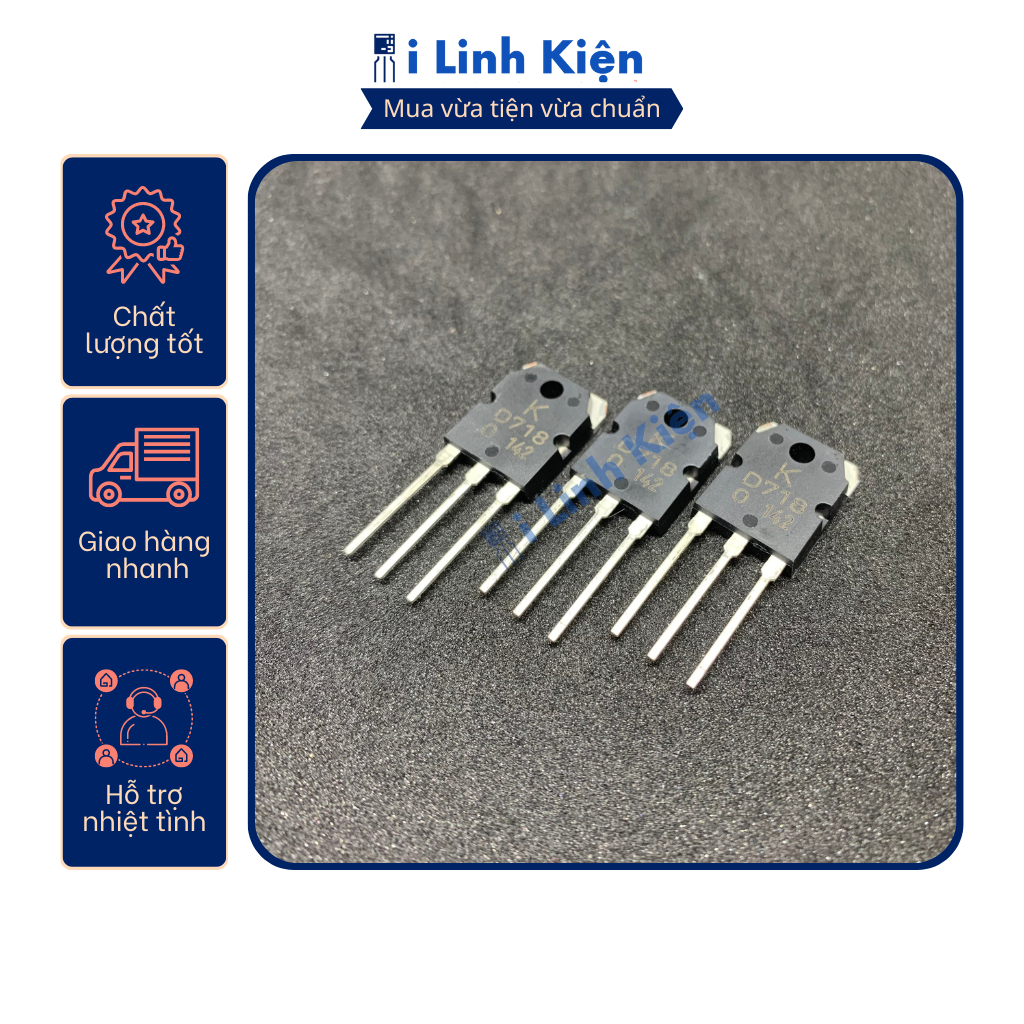 Cặp sò D718 B688 Combo 10 con chất lượng tốt