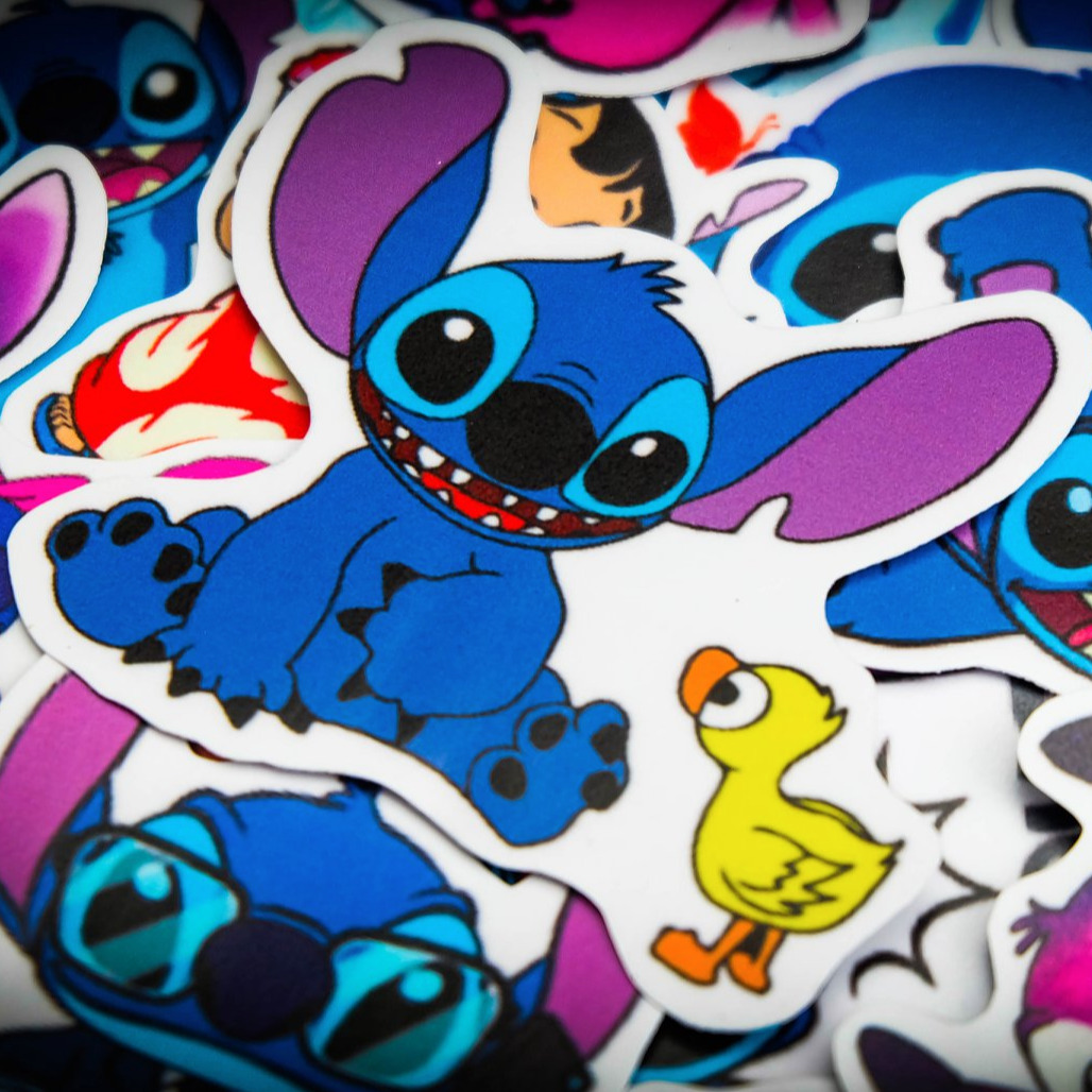 [HCM]Bộ hình dán Lilo and Stitch sticker chống nước cao cấp không bay màu