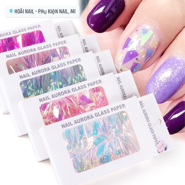 Giấy sequin ẩn phụ kiện nail