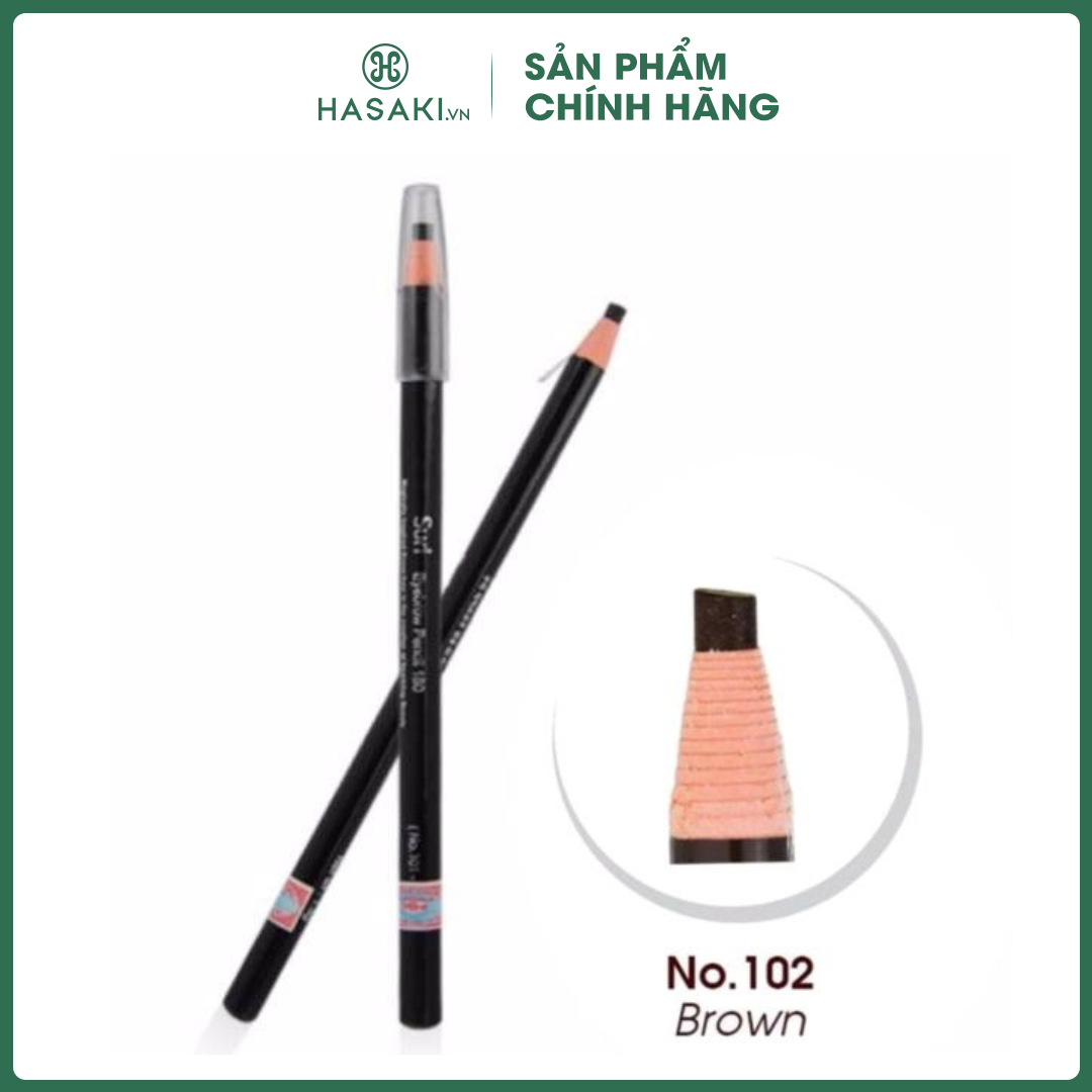 Chì kẻ mày xé suri 102 brown màu nâu e271 | hasaki | sản phẩm chính hãng