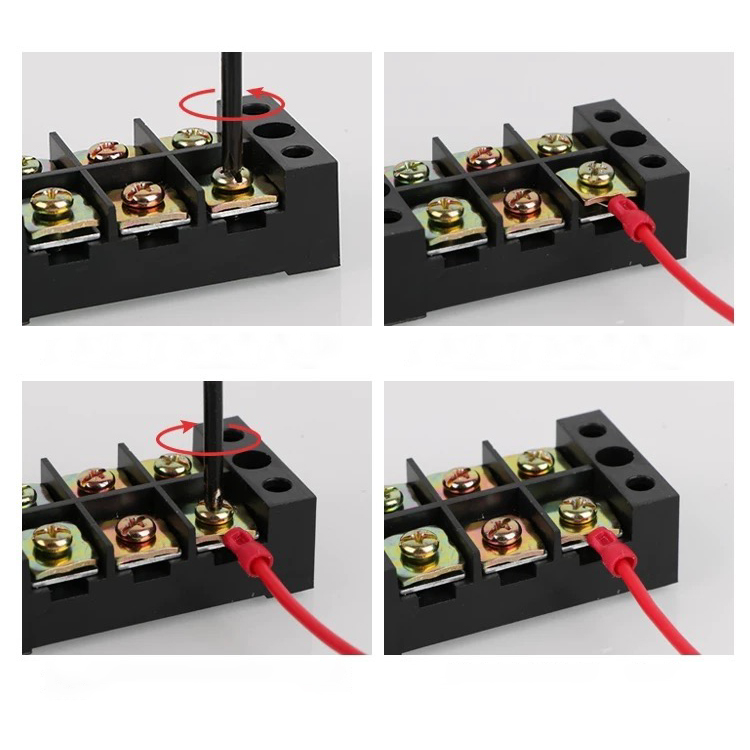 Cầu đấu điện 3 pha 4 cực 60A/100A/150A/200A TBD34