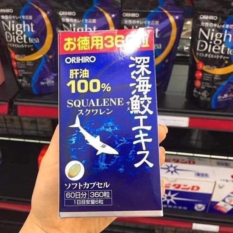 Orihiro Squalene 360 viên Nhật Bản