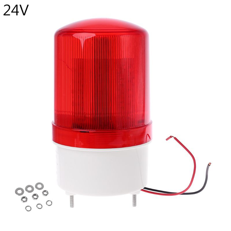 Đèn LED nhấp nháy cảnh báo có còi phát âm thanh 220V/24V