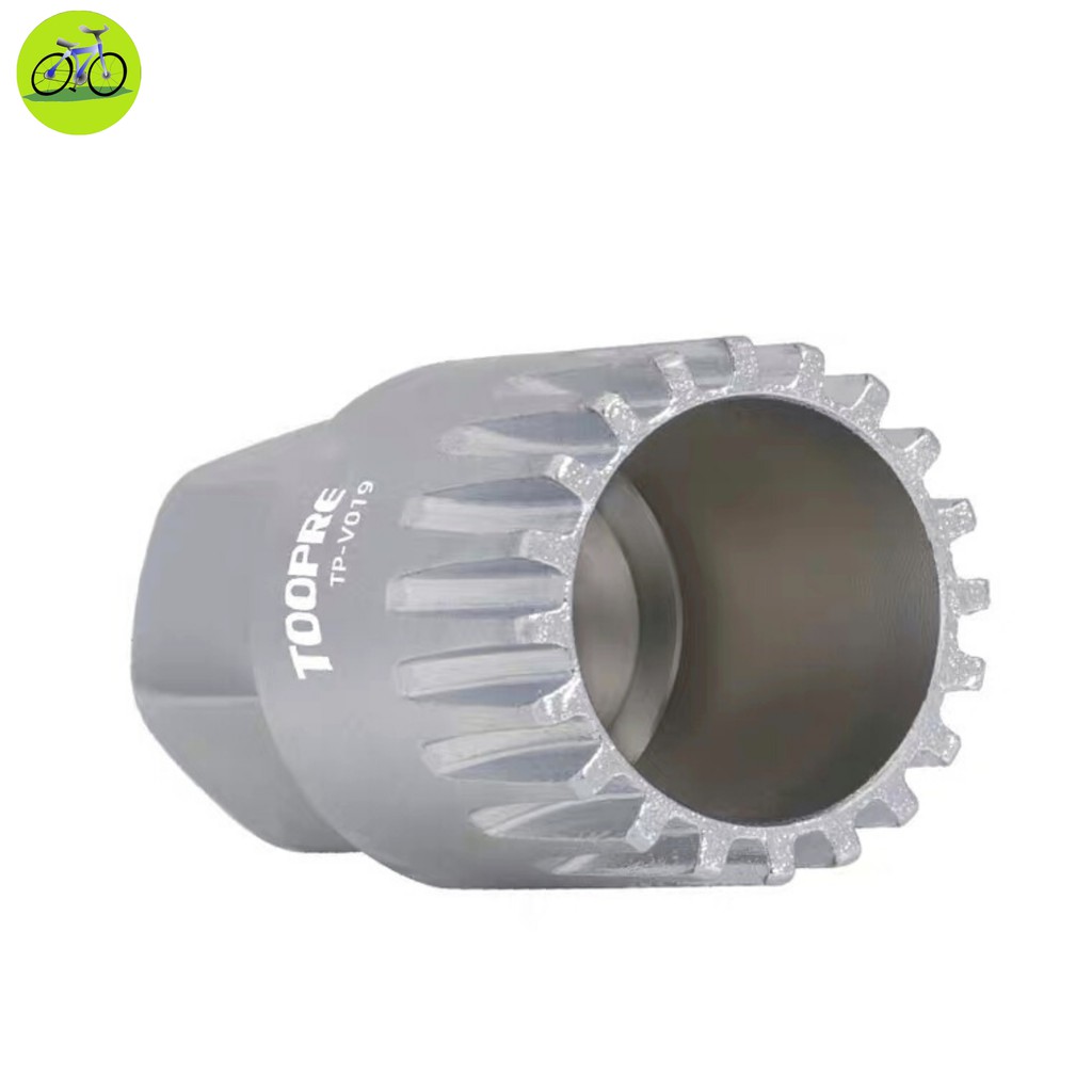 Cảo trục giữa xe đạp cốt vuông bạc đạn và ti định tâm Toopre chinh hãng