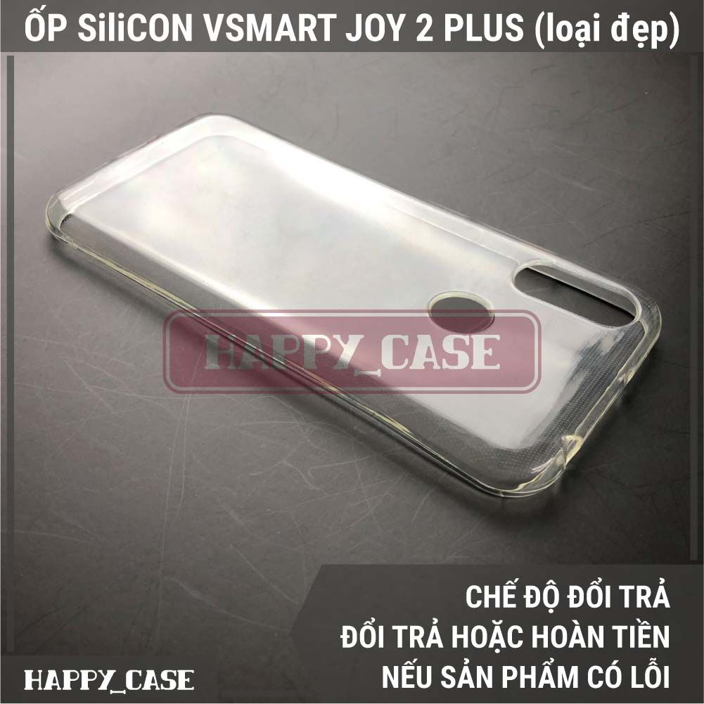 Ốp Điện Thoại Vsmart Joy 2 Plus (LOẠI ĐẸP) Thin Transparent Silicon
