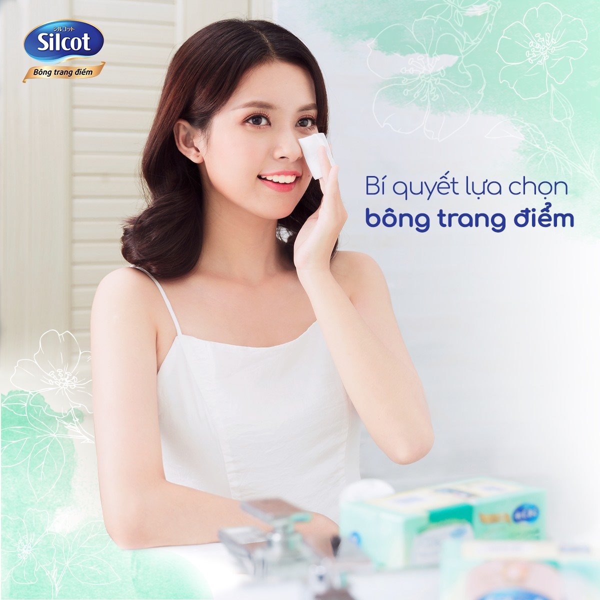 Bông Tẩy Trang Cao Cấp Silcot Hộp 66 Miếng