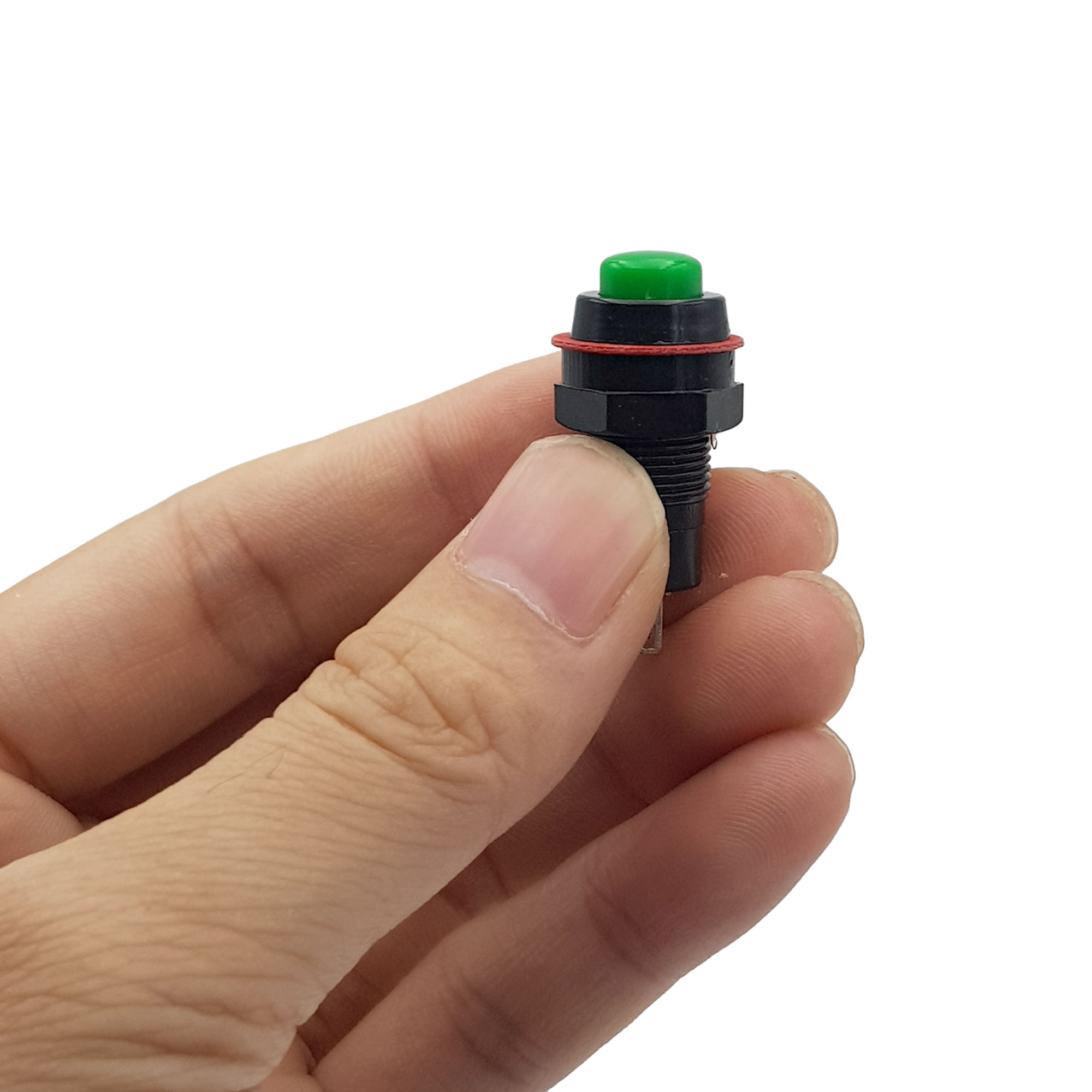 2 Nút nhấn tự giữ DS-213 (xanh)