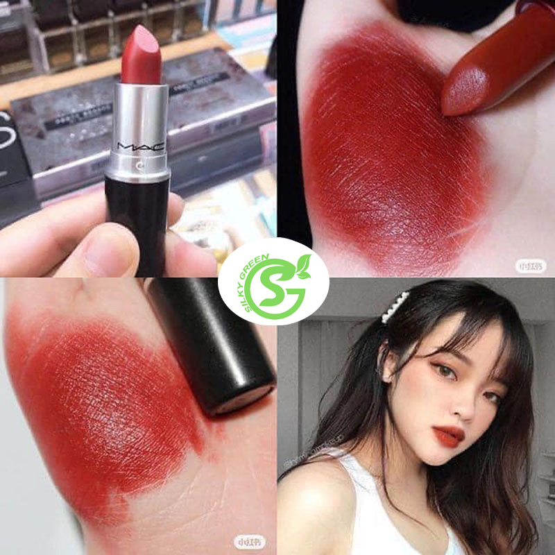 Son MAC Lì Chili 602 Màu Đỏ Gạch