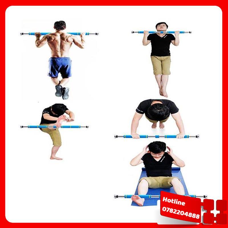 BÁO GIÁ MÁY TẬP XÀ ĐƠN | Shopee Lazada Sendo Tiki mới nhất 76 Combo Xà Đơn Treo Tường Dns (Kt 80-130Cm) Không Cần Bắt Vít + Găng Tay Tập Xà Đơn - Loại Tốt