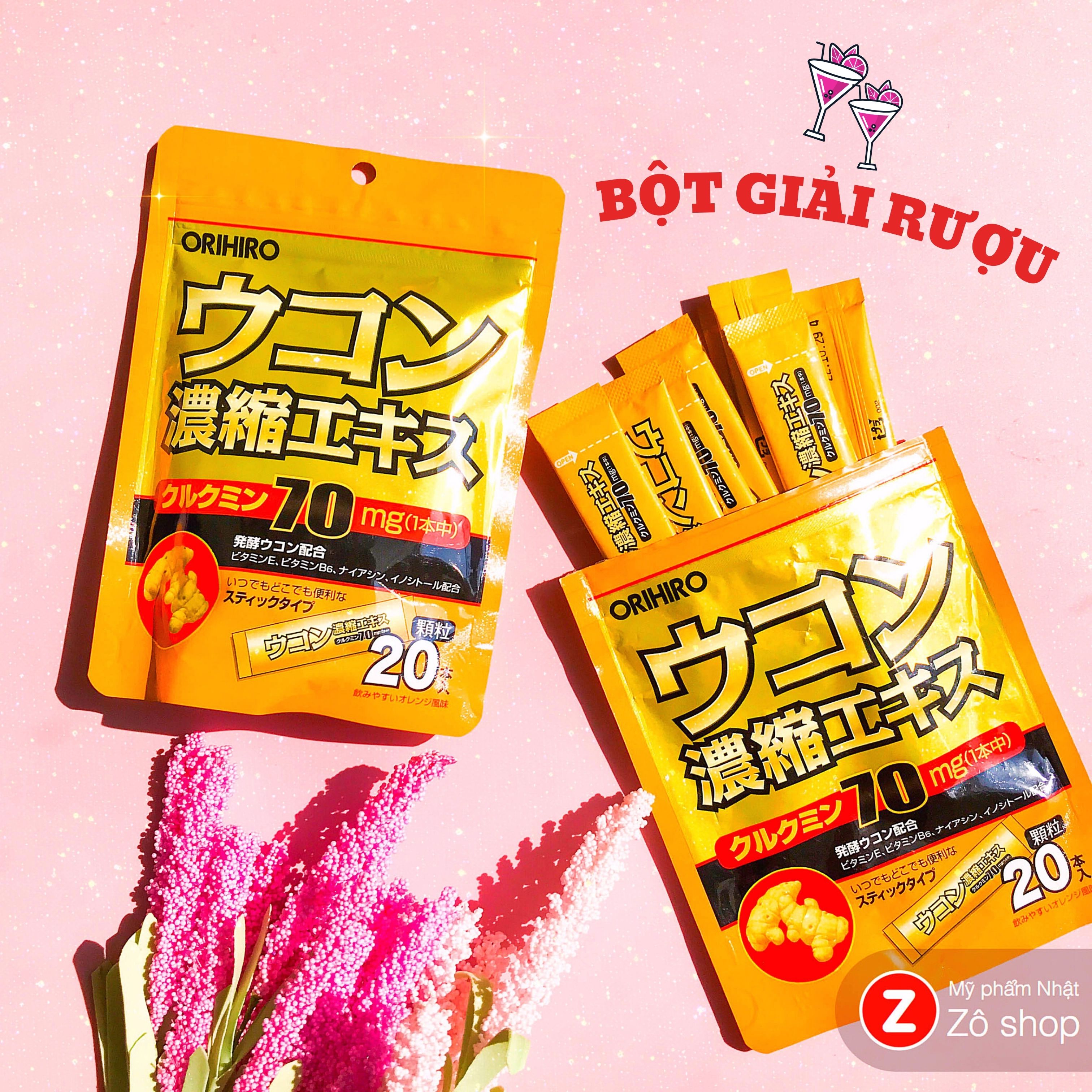 Tinh bột nghệ giải rượu - Orihiro Ukon (20 gói)