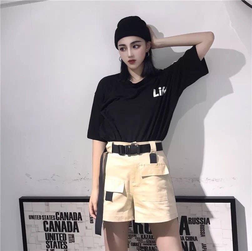 [HCM]Quần short nữ quần sọt nữ quần đùi nữ quần sọt nữ kaki kiểu dáng túi hộp cực xinh female shorts