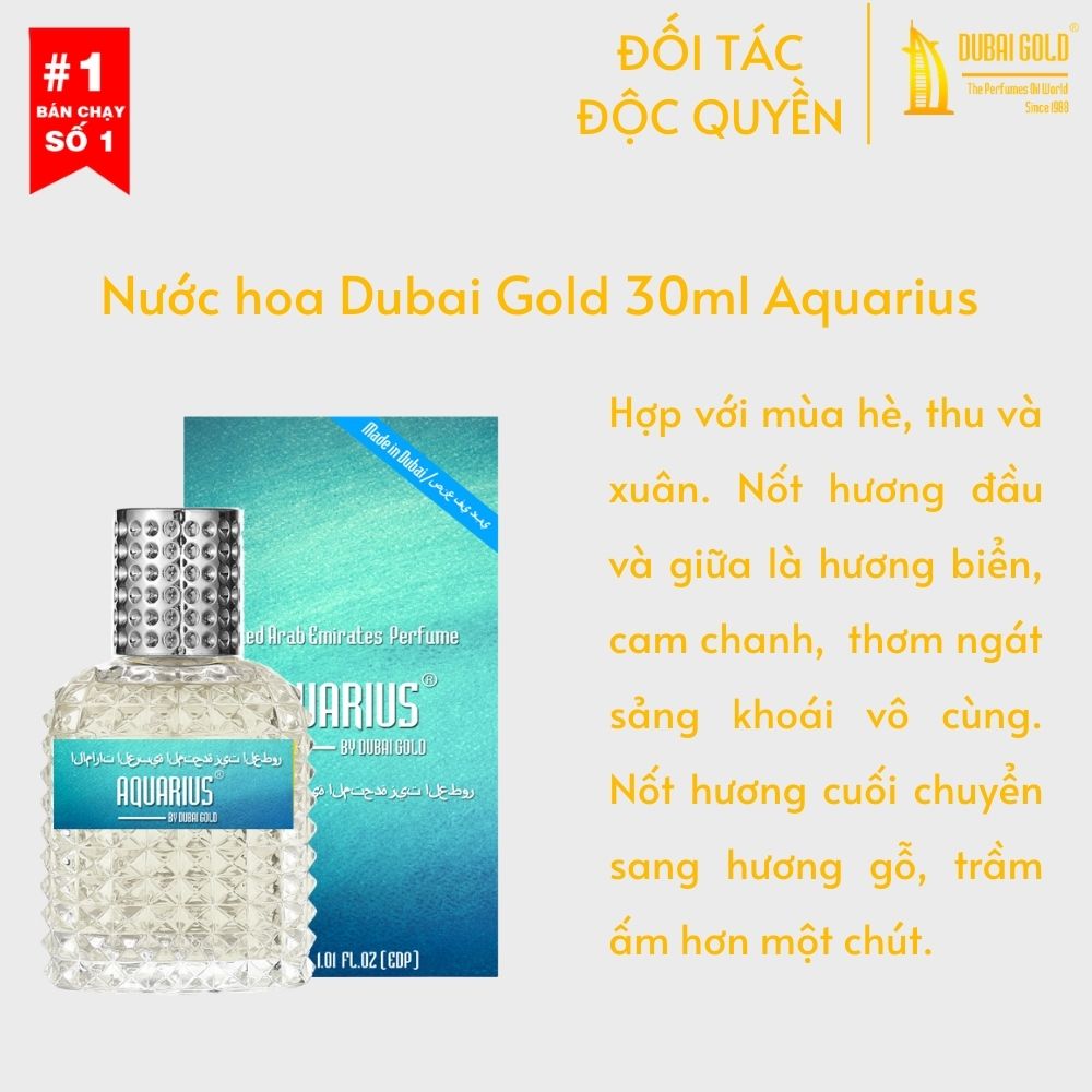 Nước hoa Dubai nội địa 30ml